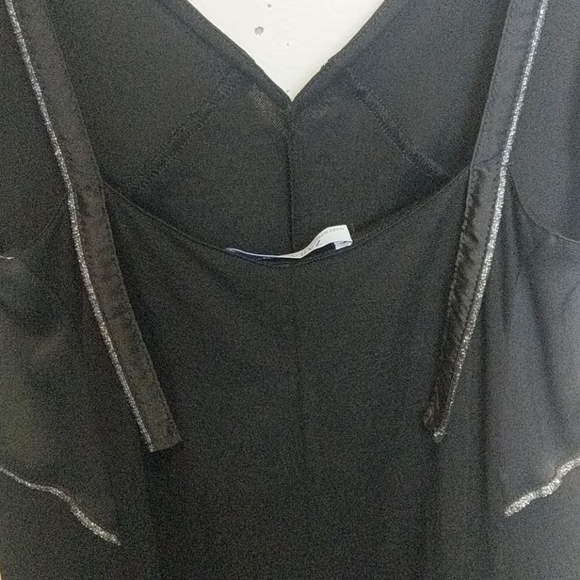 NWT Zara Slip Dress with Silver Accents - Picture 3 of 3